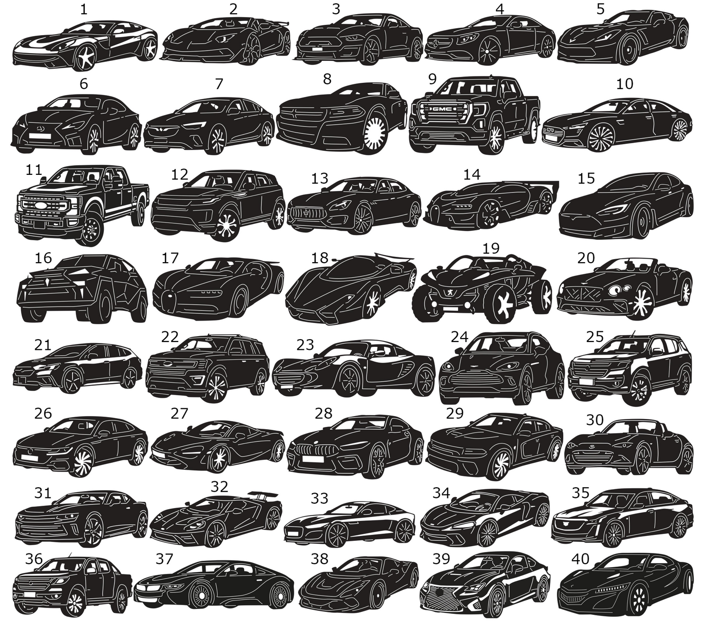 Modern Car Wall Art